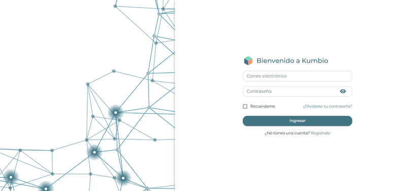 Captura de pantalla del proyecto Kumbio
